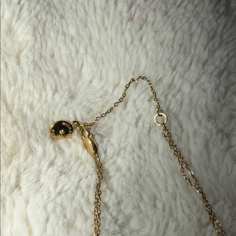 Michael Kors Dual Chain Pendant Necklace - Picture 6 of 9